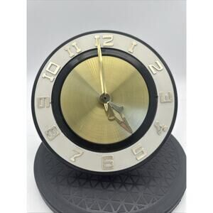 Stunning Vintage MCM Regency Robert Shaw Wall Model 5179 -03 Clock 8”